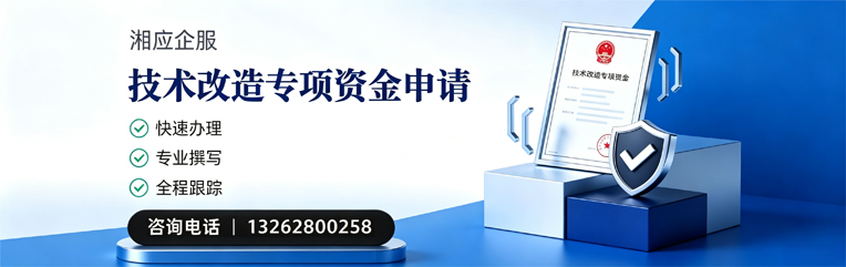 抚州技术改造专项资金申报服务